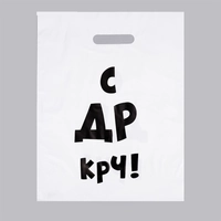 Пакет С ДР КРЧ, подарочный 31х40см 4840901