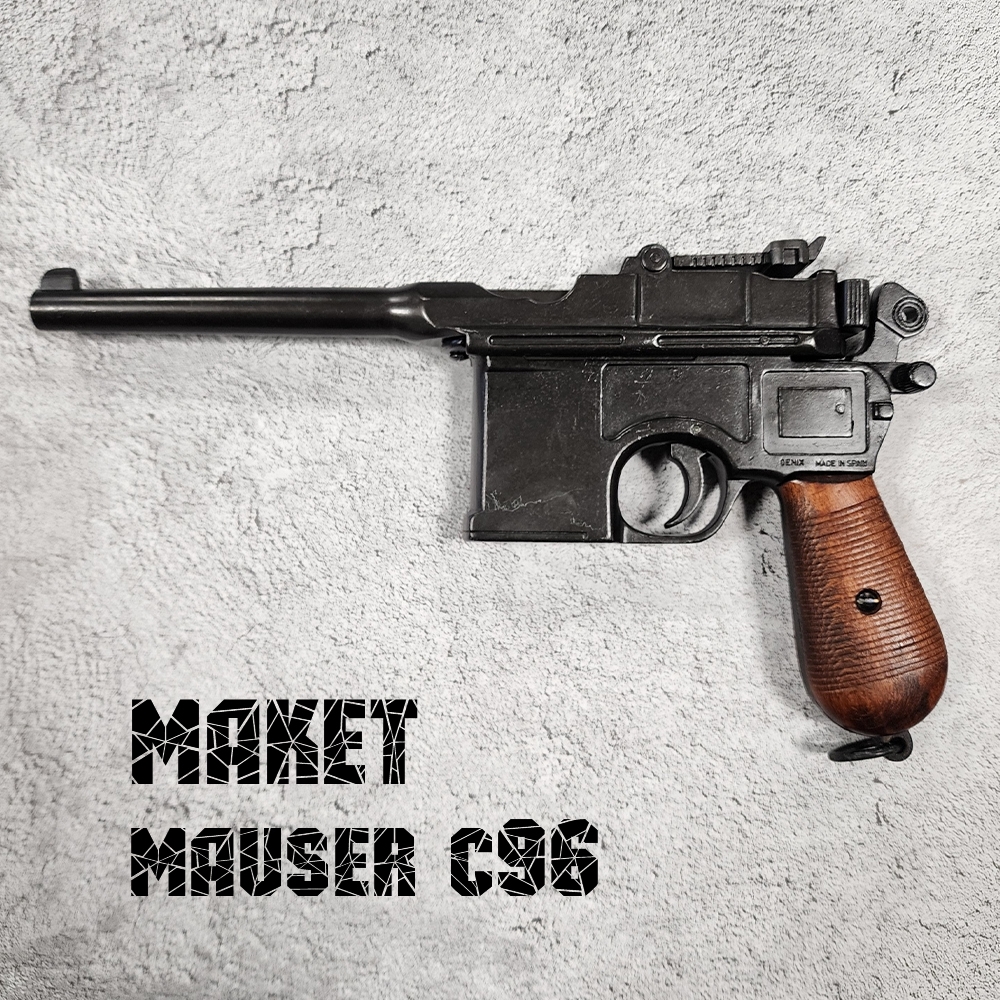 Характеристики пистолет Shantou C.55 Mauser C96 пружинный 6 мм