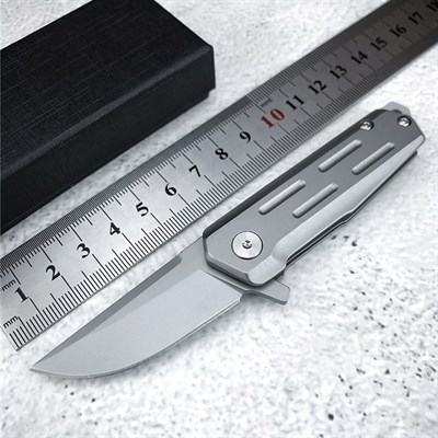 Нож складной Мини EDC серый - фото 1076262