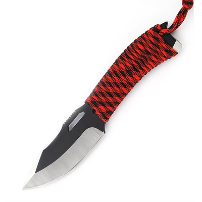 Нож метательный-выживания  "Манго-2" ст.440 (красный) - фото 1091221