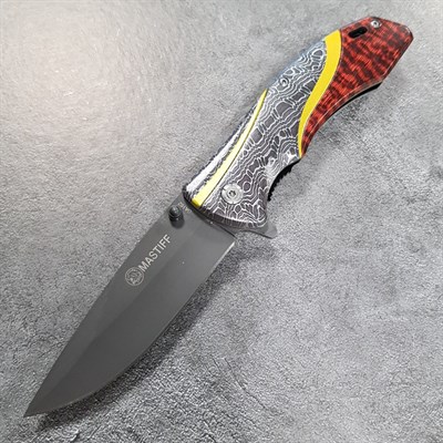 Нож складной MastiFF DA162 ст.440С (сетка) - фото 1092568