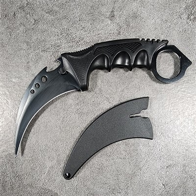 Нож KERAMBIT Коготь (чёрный) ст.420 - фото 1117008