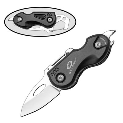 Нож брелок с карабином ст.420 (WithArmour) - фото 1140153