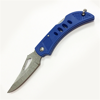 Нож складной Юный Следопыт 9-015 ст.420 (синий) - фото 1186970