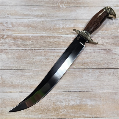 Нож Шайтан ст.Х12МФ (венге/мельхиор) (Сёмин) - фото 1207507