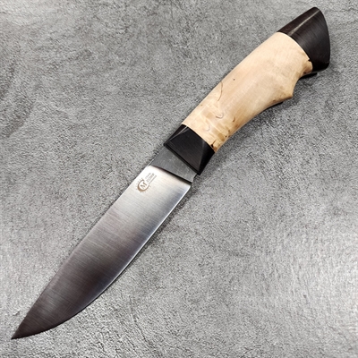 Нож Кулик ст.Х12МФ (карел.берёза/граб)  (Сёмин) - фото 1207540
