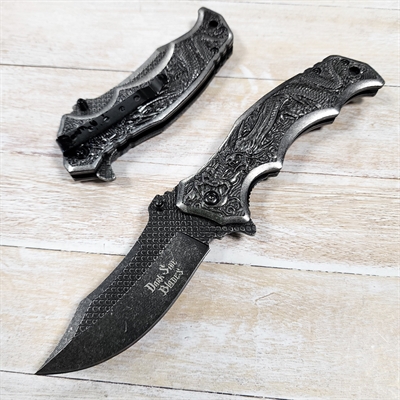 Нож складной Dark Side Blades ст.440С - фото 1232659