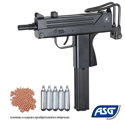 Пневматический пистолет ASG Ingram M11 GNB кал.4,5мм - фото 1235494