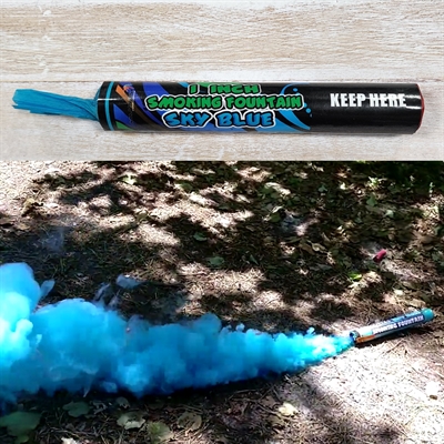 Факел дымовой (голубой) Sky Blue - фото 1241358