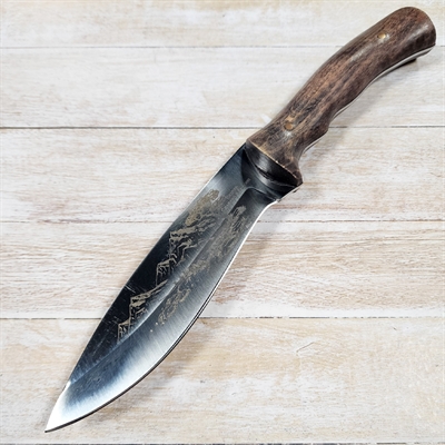 Нож Кавказ (акула) (орех) ст.65х13 (г.Кизляр) - фото 1265334