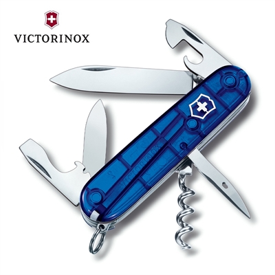 Нож Швейцарский Victorinox Spartan Blue Trans 1.3603.T2 (91мм) (синий) 17687 - фото 1323295