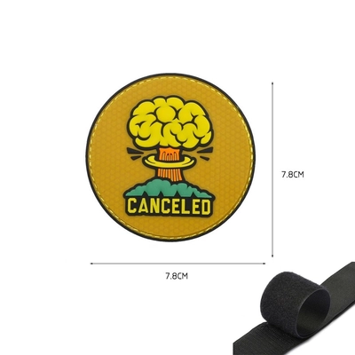 Шеврон нашивка Ядерный взрыв CANCELED на липучке 5787