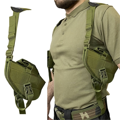 Кобура Тактическая наплечная Gunpad Cordura (олива) 54296 - фото 1331333