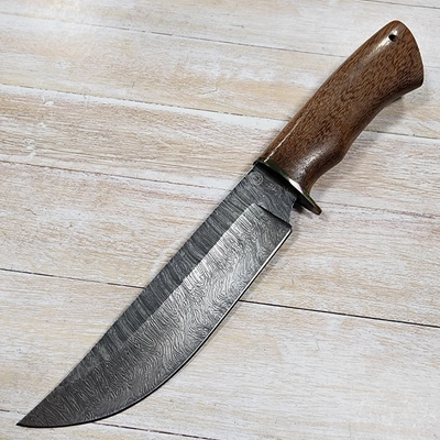 Нож Лесник ст.Дамаск (венге) (Самойлов) САМ004