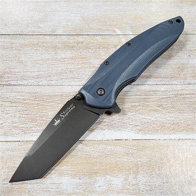 Нож складной ZORG TANTO ст.D2 (Gray Titanium G10) (Kizlyar Supreme) 54539 - фото 1336874