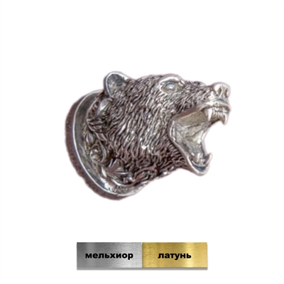 Навершие (голова) для сборки ножа Медведь №119 119 - фото 1347965