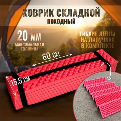 Коврик туристический складной 143524 - фото 1348417