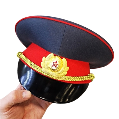 Фуражка Милиция (серая с красным кантом) 03060013А - фото 1348618