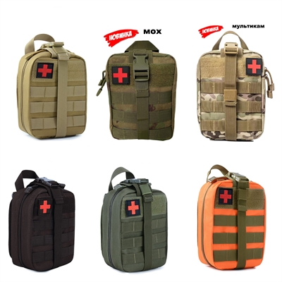 Сумка медицинская вертикальная Аптечка тактическая (molle) 27363 - фото 1349713