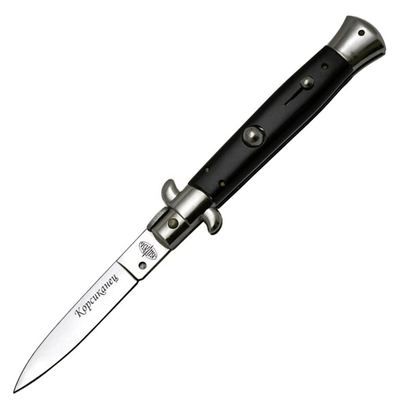 Нож складной Корсиканец ст.65х13 (Витязь) (чёрный) B243-341