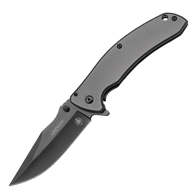 Нож складной Циркон ст.420 (чёрный) (МК) M9693-4 - фото 1350162