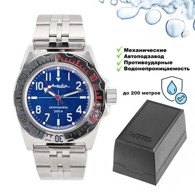 Часы Амфибия наручные (классика) (110648) 2416/110648 - фото 1350660