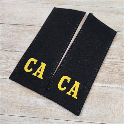 Погоны Советской Армии буквы СА СССР 16,5см (чёрный) 300743 - фото 1352571