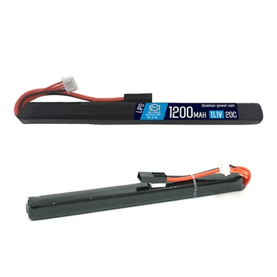 Аккумулятор BlueMAX Li-Po 11.1V 1200mah 20C slim AK stick (АК-серия под крышку) BM-2024 - фото 1353789