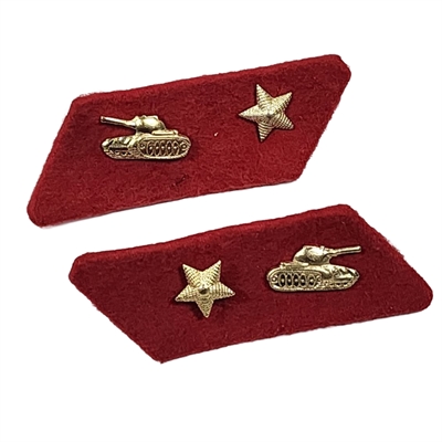 Петлицы (красные) Танки СССР (на картонной. основе) 10070862 - фото 1355901