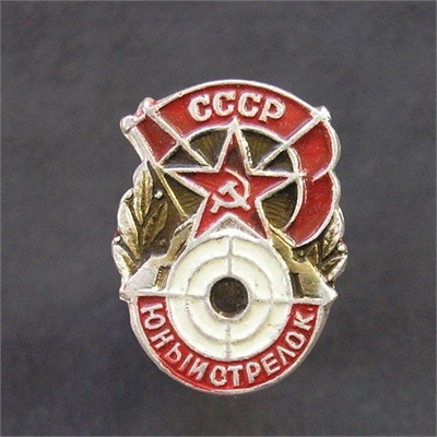 Значок "ДОСААФ СССР", "Юный СТРЕЛОК" 1973 г СССР ДОСААФ СССР - фото 1357344