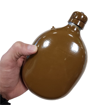 Фляжка армейская Россия 0,75л. (без чехла) (оригинал) 19085 - фото 1357345