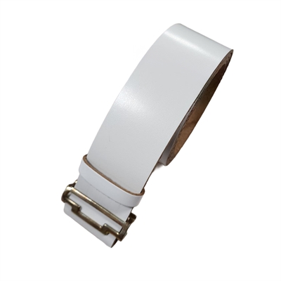 Ремень поясной БЕЛЫЙ парадный (кожзам) БЕЗ БЛЯХИ 3023571 - фото 1357580