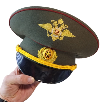 Фуражка Внутренние Войска красный кант (машинная вышивка) (ВВ) 03090002 - фото 1357637