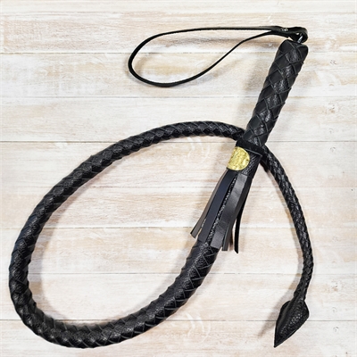 Нагайка - Хлыст (с гербом) (кожа) 125см 05050009 - фото 1357850