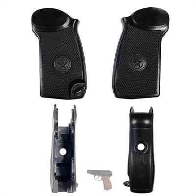 Рукоятка для ПМ, МР-371, МР-654-32, МР-71, МР-79Т (с ухом) (пластик) 3713720 - фото 1357852