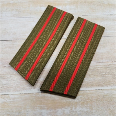 Погоны Трапеция Старший Офицерский Состава 16,5см (2 красные полосы) (ОВ) 3009863 - фото 1358822