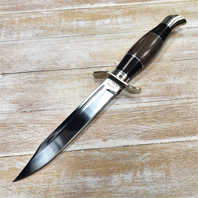 Нож Разведчик НКВД ст.95х18 (орех) (Зюрин) ЗЮР7 - фото 1358924