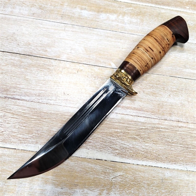 Нож Фельдмаршал ст.95х18 (орех/береста) (Зюрин) ЗЮР24 - фото 1359023