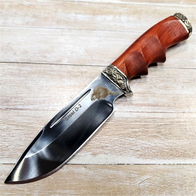 Нож Бобр-2 ст.D2 (орех) (Зюрин) ЗЮР25 - фото 1359027