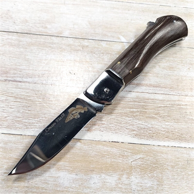 Нож складной Корсар ст.95х18 (венге) (Зюрин) ЗЮР29 - фото 1359031