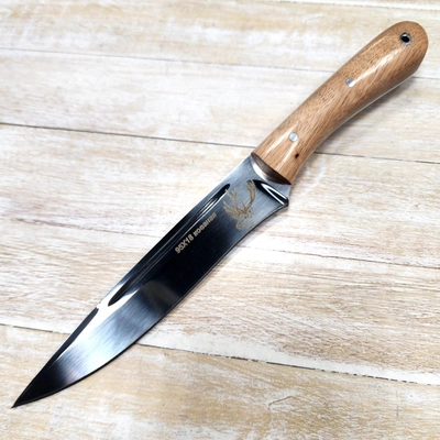 Нож Куница ст.95х18 (орех) (Зюрин) ЗЮР39
