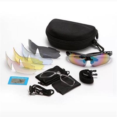 Очки защитные SPORT (5 пар сменных линз) (с опр. диоптрии) PF-PG-01 - фото 1359826