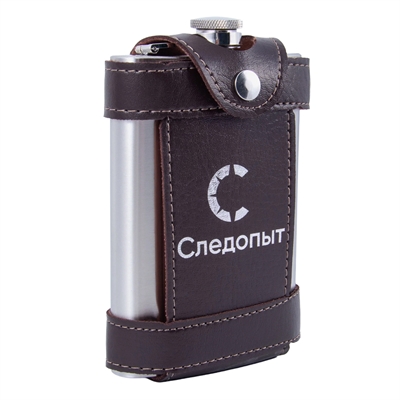 Фляжка 0,260мл. Следопыт Flage (кожзам) PF-BD-F15 - фото 1359917