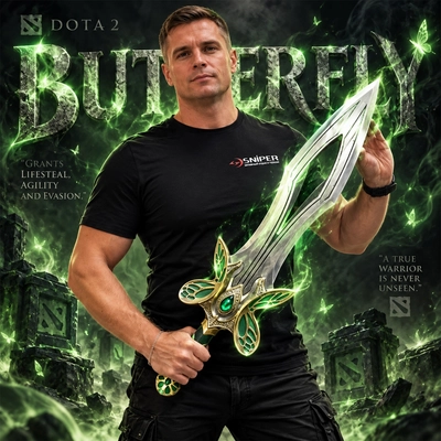 Меч из Dota 2 Butterfly — для коллекции и косплея ст.440 83701