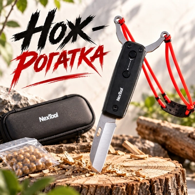 Нож - рогатка складной ст.440С 10091717