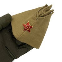 Пилотка Советской Армии со звездой (олива)