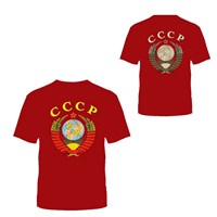 Футболка Герб СССР (красная)