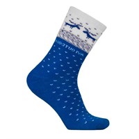 Термоноски AVI-Outdoor (СОВА) (синие) (олени) носки