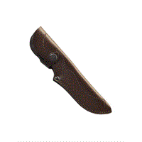 ЧН-9 (коричневый) Чехол для ножа закрытый малый L -12,5 см