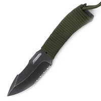 Нож метательный-выживания  "Манго" ст.440 (зелёный)